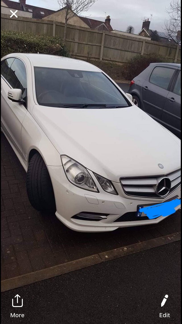 Mercedes Benz coupe E220 cdi blue eff  fully loaded