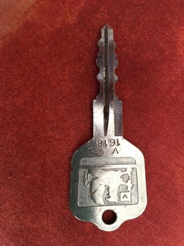Old Vauxhall key