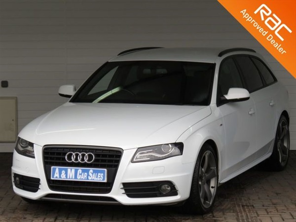 Audi A4 2.0 AVANT TDI S LINE BLACK EDITION 5d 134 BHP