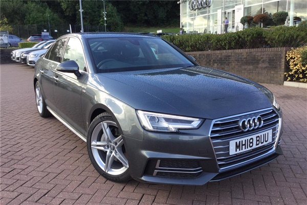 Audi A4 2.0 TDI 190 S Line 4dr S Tronic [Leather/Alc] Saloon