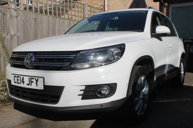Much loved Tiguan 4x4 in stunning white with FSH