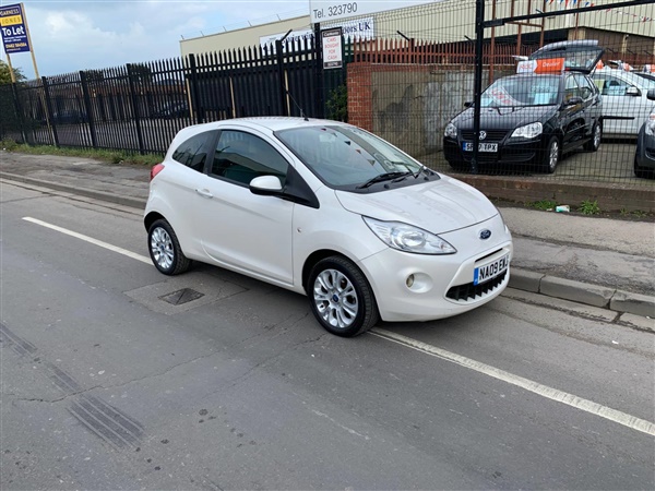 Ford KA 1.2 Zetec Pearl White ONLY £30 Road Tax
