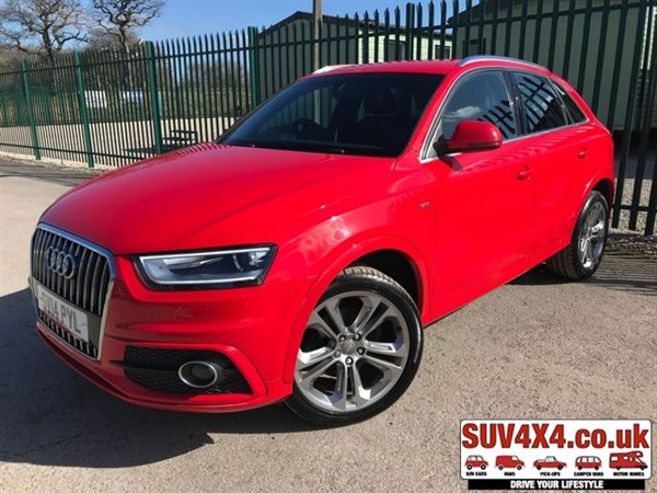 Audi Q3 2.0 TDI S LINE 5d 138 BHP ALLOYS CLIMATE LEATHER