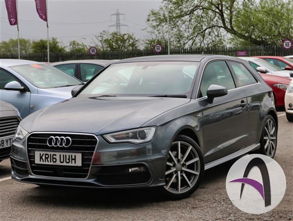 Audi A3 2.0 TDI 184 S Line 3dr Pan Roof 18in Alloy