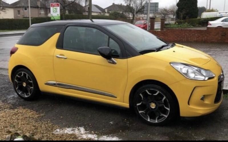 Citroen DS3 Yellow