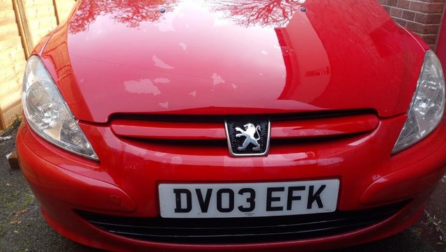 Peugeot 307 Estate Rapier 16v 1.6 Petrol Red 6 Months MOT