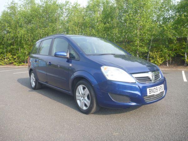 Vauxhall Zafira 1.6i Exclusiv 5dr 7 seater blue MPV