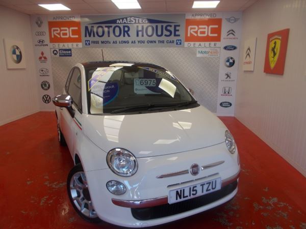 Fiat 500 LOUNGE (ONLY  MILES) (? ROAD TAX) FREE