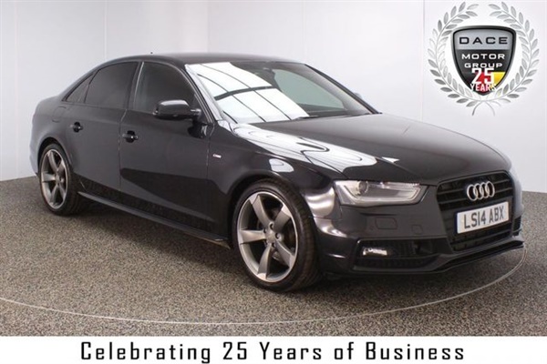 Audi A4 2.0 TDI BLACK EDITION 4DR 174 BHP SAT NAV HALF