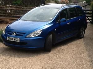 Great family car. Peugeot 307 sw. Full years M.O.T. in