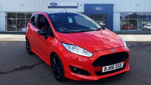 Ford Fiesta 1.0 EcoBoost 140 ST-Line Red 3dr Petrol