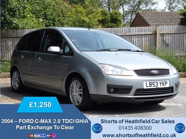 Ford C-Max 2.0 TDCI Ghia - 5 Dr MPV - PX TO CLEAR
