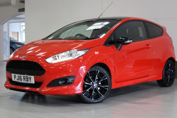 Ford Fiesta 1.0 ecoboost 140 zetec s red hatchback