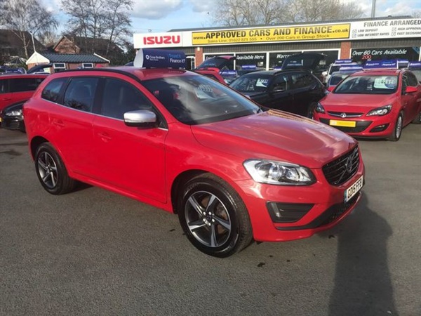 Volvo XC D4 R-DESIGN 5d 188 BHP IN BRIGHT RED WITH