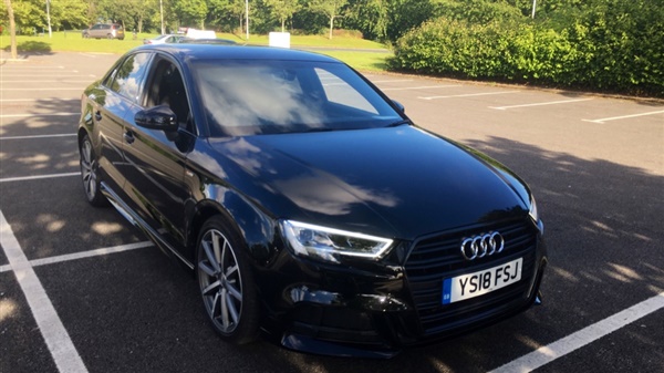 Audi A3 1.5 TFSI Black Edition S Tronic with Factory Fitte