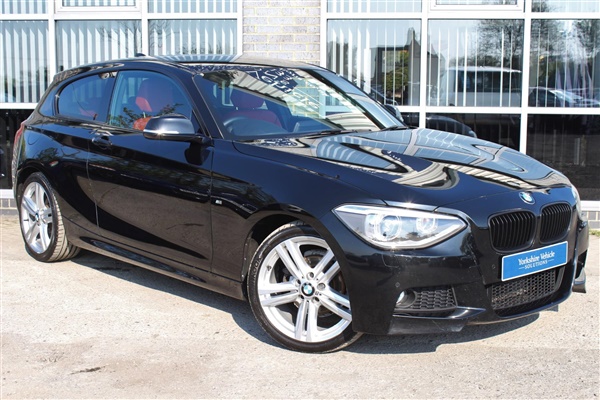 BMW 1 Series 116i M Sport 3dr, RED HEATED LEATHER, XENONS,