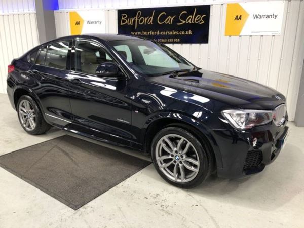 BMW X4 3.0 XDRIVE30D M SPORT 4d AUTO 255 BHP Coupe