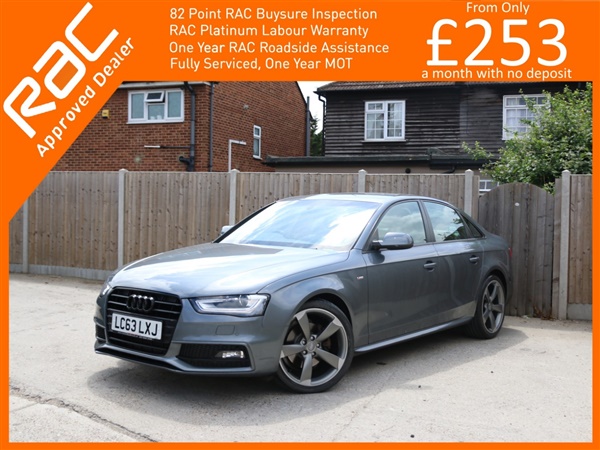 Audi A4 2.0 TDI Turbo Diesel S Line Black Edition Auto Sat