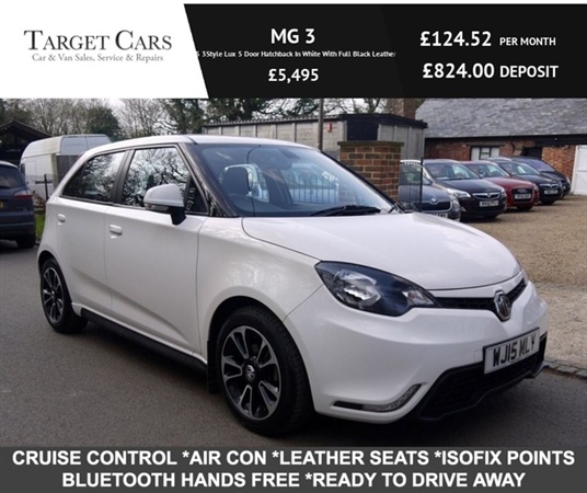 Mg MGStyle Lux 5 Door Hatchback In White With Full
