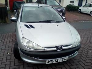 Peugeot 206 LX Auto, Perfect Condition, Whole Year MOT, New
