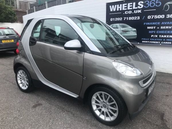 smart fortwo 1.0 PASSION 2d AUTO 84 BHP Coupe