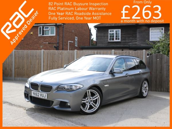 BMW 5 Series d M SPORT AUTO Sat Nav Front and Rear