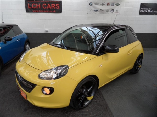 Vauxhall Adam 1.4 GLAM EXTREME YELLOW A/C UPGRADE ALLOYS 3DR