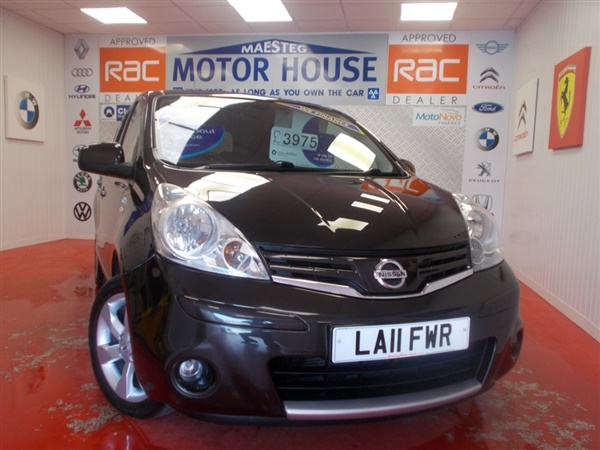 Nissan Note N-TEC (SAT NAV AND ONLY  MILES) FREE MOTS