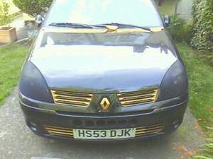Renault Clio Mk (dci) Black/Gold (Modified) in