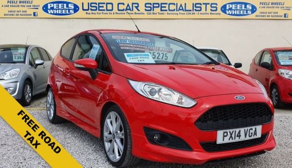 Ford Fiesta 1.0 ZETEC S RED 125 TURBO ECOBOOST * IDEAL FIRST