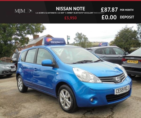 Nissan Note 1.6 ACENTA 5d AUTOMATIC 110 BHP *1 OWNER*