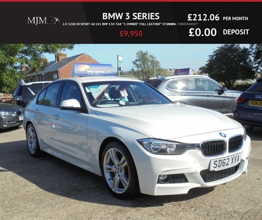 BMW 3 Series D M SPORT 4d 181 BHP £30 TAX *1 OWNER*