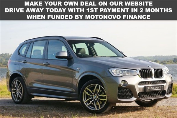 BMW X3 2.0 XDRIVE20D M SPORT 5d AUTO 188 BHP