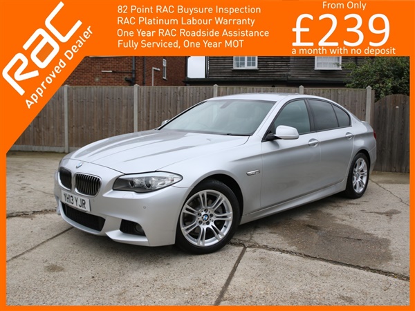 BMW 5 Series 520D M SPORTd M Sport 4dr AUTO Sat Nav