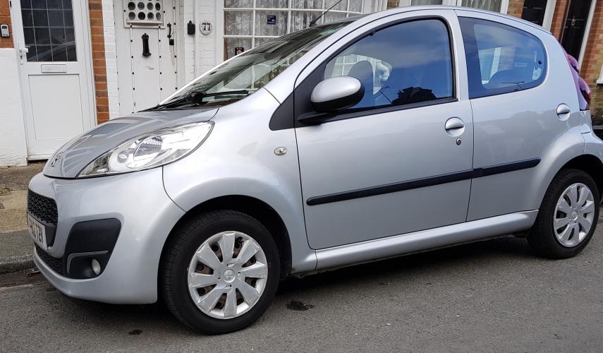 Peugeot 107 Active 1.0 Silver Tax Exempt, Long MOT