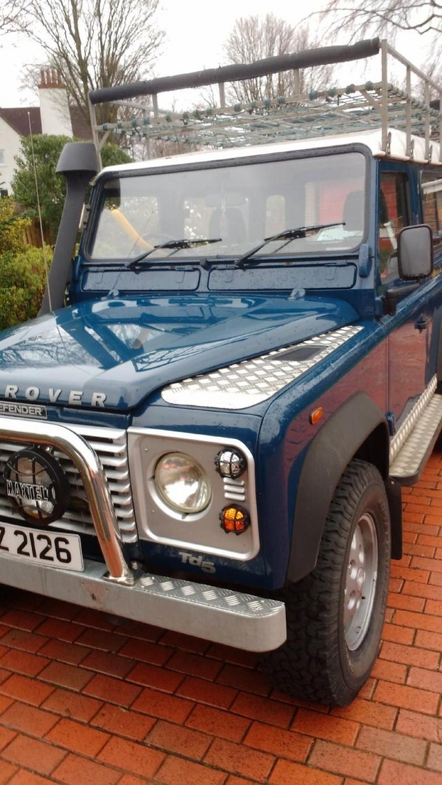 galvanised roof rack with ladder