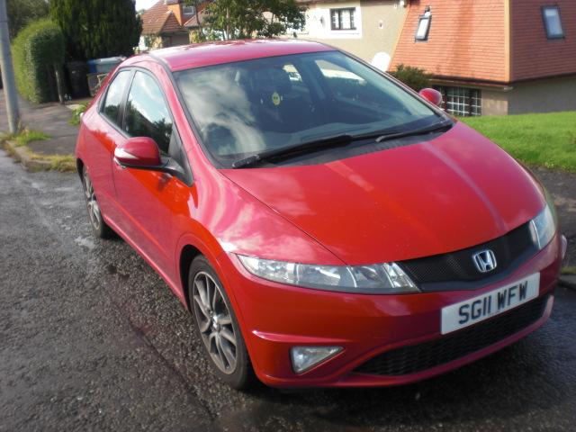 11reg Civic 1.8Si Red New Mot when Sold Only £.