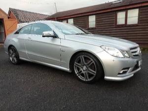 PRICE NOW REDUCED!  MERCEDES E350 COUPE AMG LINE in