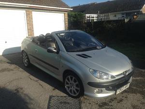 Peugeot 206 cc convertible 53k miles in Hastings | Friday-Ad