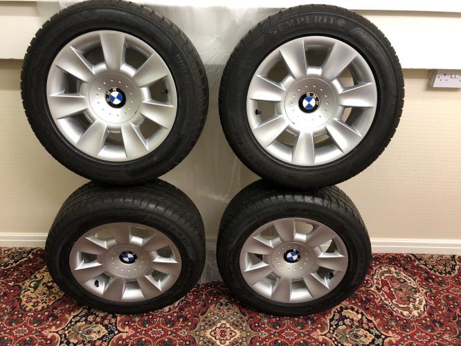 BMW alloy wheels and tyres.  RV.