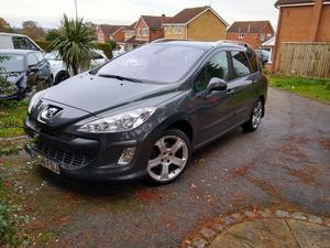 Peugeot 308 SW 2.0 HDI, Panoramic Roof, Black Leather, 7