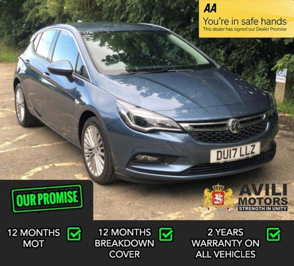 Vauxhall Astra 1.6 ELITE NAV CDTI 5d AUTO 134 BHP