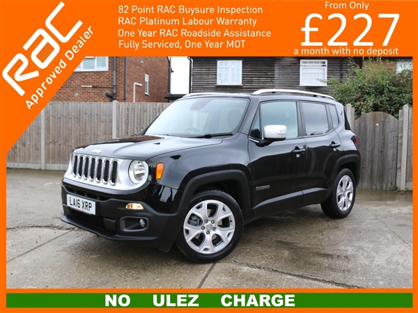 Jeep Renegade 1.4 MultiAirII Limited DDCT 5dr Auto Sat Nav