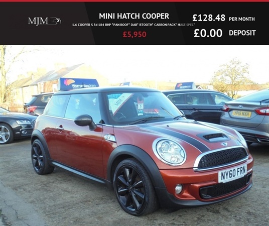 Mini Hatch 1.6 COOPER S 3d 184 BHP *PAN ROOF* DAB* BTOOTH*