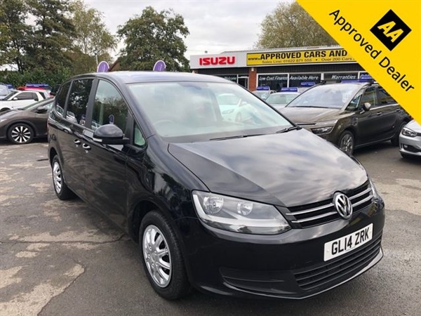 Volkswagen Sharan 2.0 S TDI DSG 5d AUTO 142 BHP IN BLACK