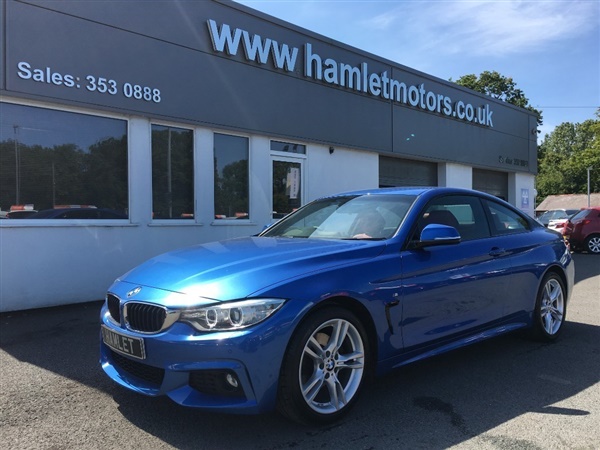 BMW 4 Series M SPORT *RED LEATHER * SAT NAV * BLUETOOTH *