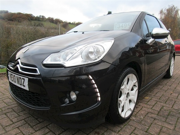 Citroen DS3 Ds3 Hdi Black And White Hatchback 1.6 Manual