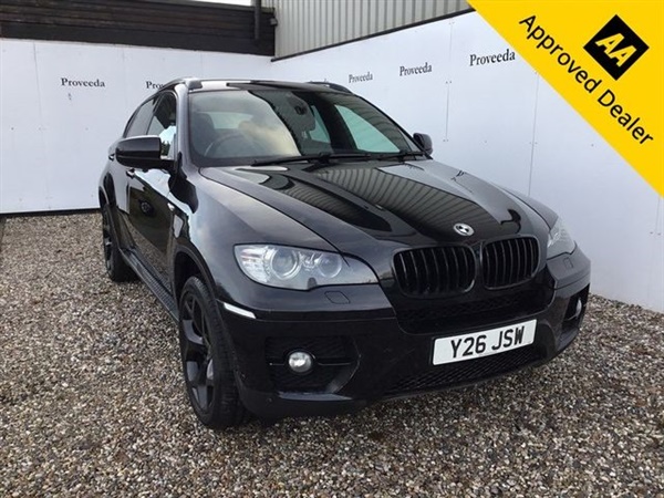 BMW X6 3.0 XDRIVE40D 4d 302 BHP IN METALLIC BLACK WITH ONLY