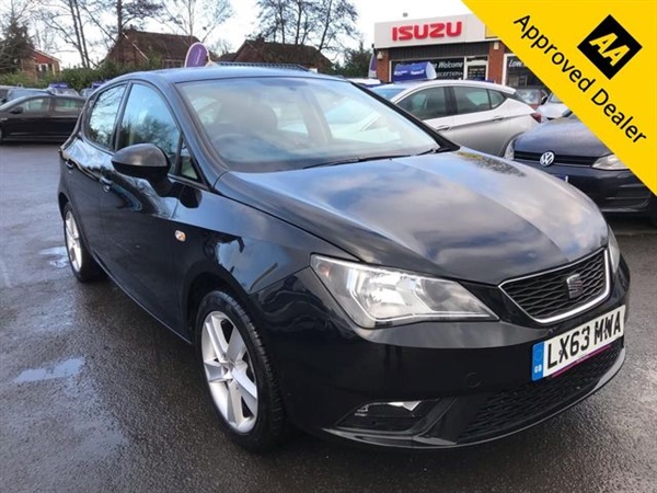 Seat Ibiza 1.4 TOCA 5d 85 BHP IN BLACK WITH ONLY 