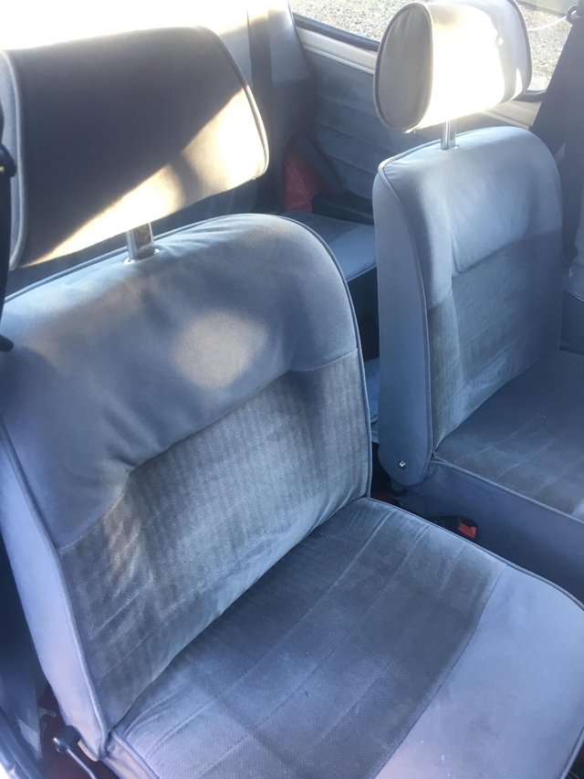 Grey classic mini seating and door cards